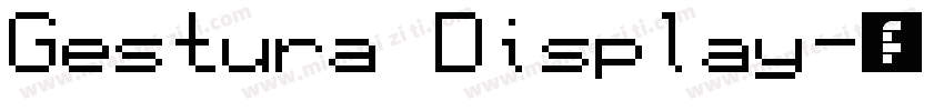 Gestura Display字体转换